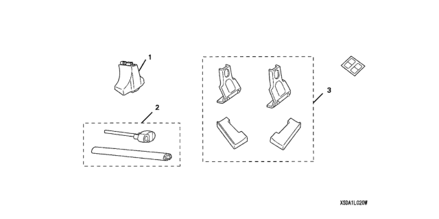 2007 Honda Accord Roof Rack Diagram