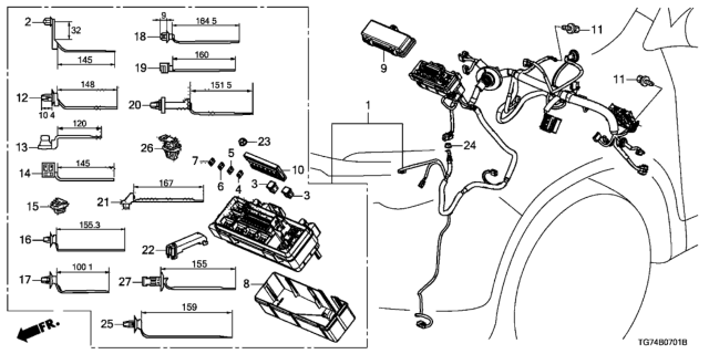 2018 Honda Pilot Wire Harness Diagram 2