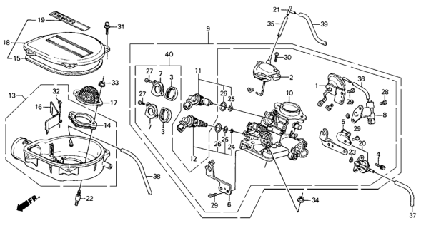 1991 Honda Civic Throttle Body Diagram