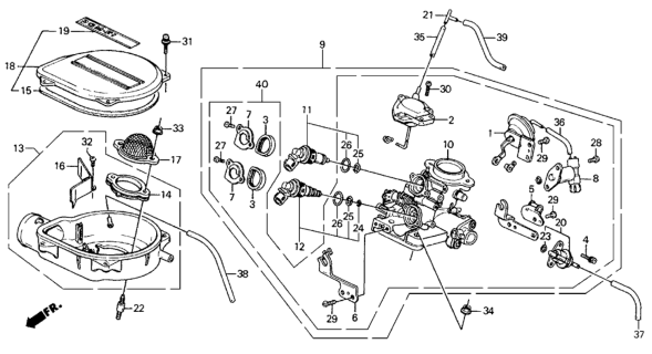 1988 Honda Civic Throttle Body Diagram