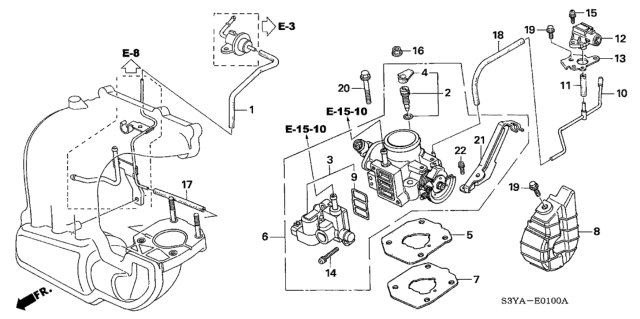 2004 Honda Insight Throttle Body Diagram