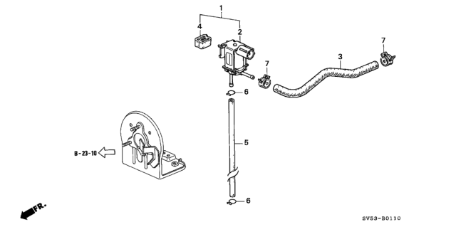 1994 Honda Accord Purge Control Solenoid Valve Diagram