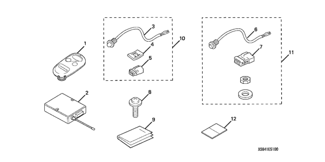 2009 Honda S2000 Security Unit Diagram