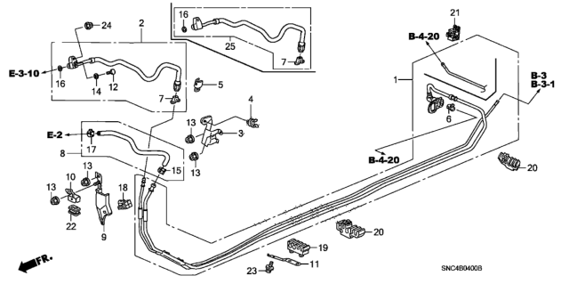 2006 Honda Civic Fuel Pipe Diagram