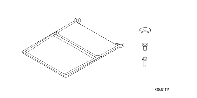 2009 Honda S2000 2 Door CR KA 6MT Rear Seat-Back Organizer Diagram