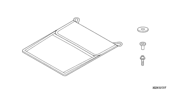 2009 Honda S2000 Rear Seat-Back Organizer Diagram