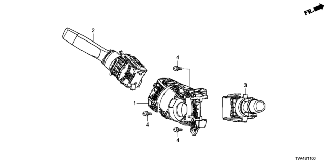 2021 Honda Accord Combination Switch Diagram