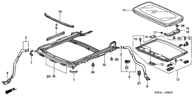 2005 Honda Civic Sliding Roof Diagram