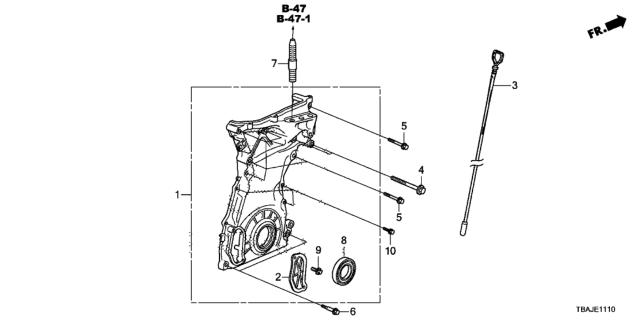 2019 Honda Civic Chain Case Diagram