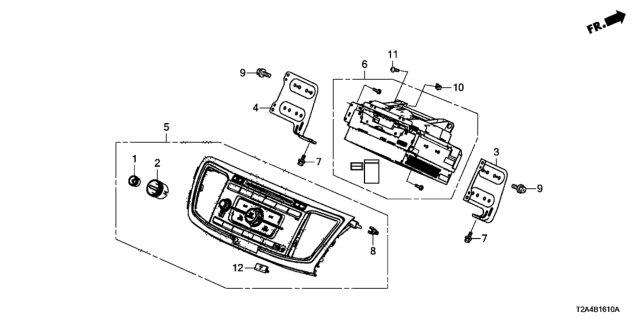 2016 Honda Accord Audio Unit Diagram