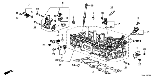 2020 Honda Civic VTC Oil Control Valve Diagram