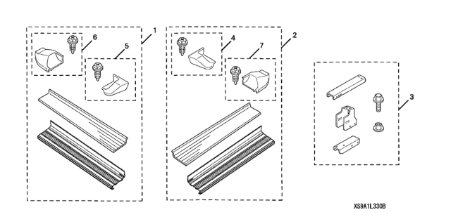 2006 Honda CR-V 5 Door SE KA 5AT Running Boards Diagram