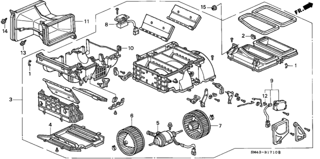 1990 Honda Accord Heater Blower Diagram