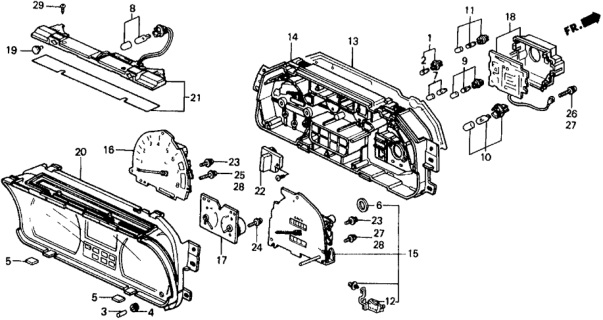 1989 Honda Civic Screw-Washer (3X14) (NS) Diagram for 90132-SF4-003