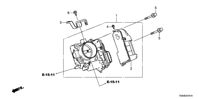 2015 Honda CR-V Throttle Body Diagram