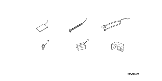 2007 Honda Element Security System Attachment Diagram