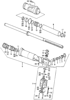 1981 Honda Accord Spring Diagram for 53621-671-000