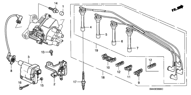 1992 Honda Accord Wire, Resistance (No.4) (Sumitomo) Diagram for 32704-PT0-000