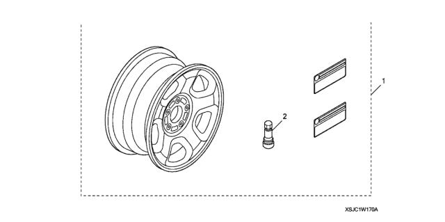 2013 Honda Pilot Towing Spare Rim Diagram