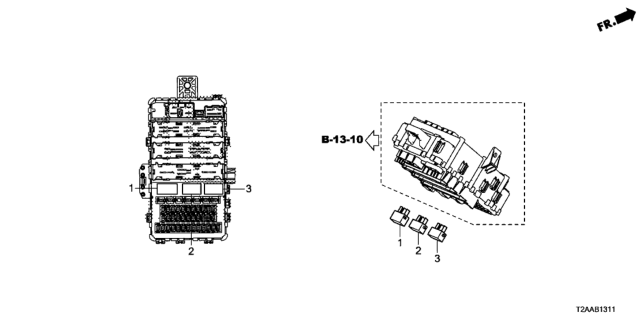 2017 Honda Accord Control Unit (Cabin) Diagram 2