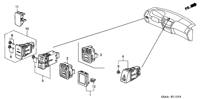 2004 Honda Civic Switch Diagram