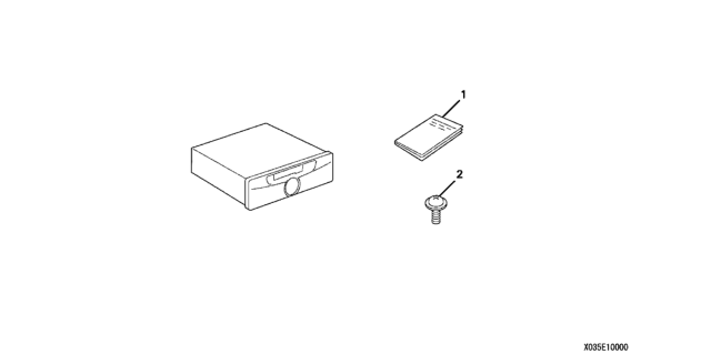 2008 Honda Odyssey 5 Door EXL-T (PAX) KA 5AT Cassette Player Diagram