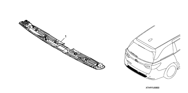 2018 Honda Odyssey Hands-Free Access Power Tailgate Sensor Diagram