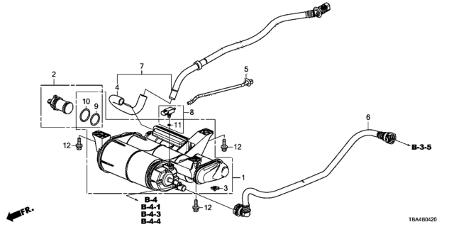 2016 Honda Civic Canister Diagram