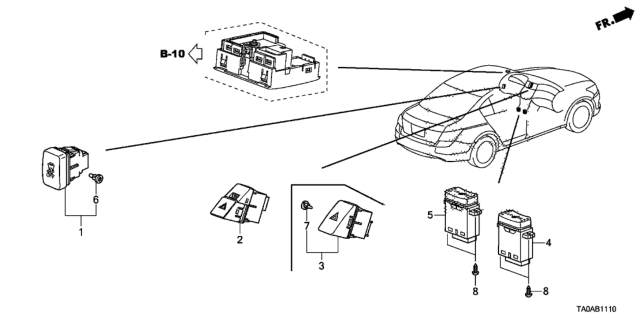 2012 Honda Accord Switch Diagram