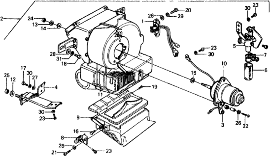 1979 Honda Civic 3 Door ** KL HMT Heater Diagram