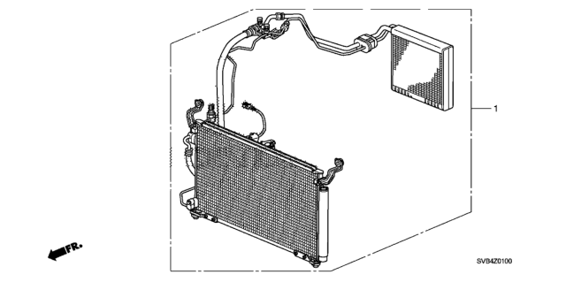 2011 Honda Civic A/C Kit Diagram