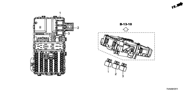 2019 Honda Accord Control Unit (Cabin) Diagram 2