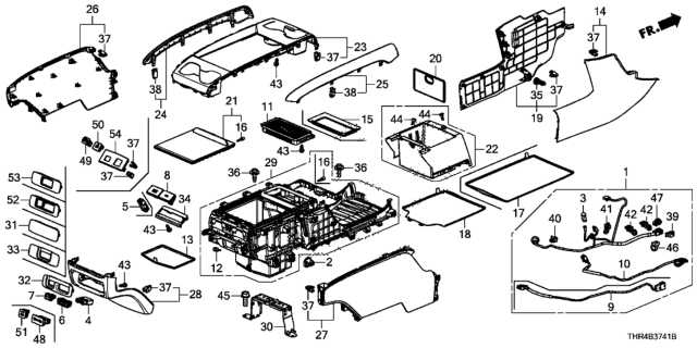 2020 Honda Odyssey Garnish Assy., R. (Upper) *YR507L* (SHADOW BEIGE) Diagram for 83418-THR-A02ZA