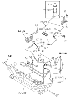 2001 Honda Passport P.S. Control (Chassis) Diagram