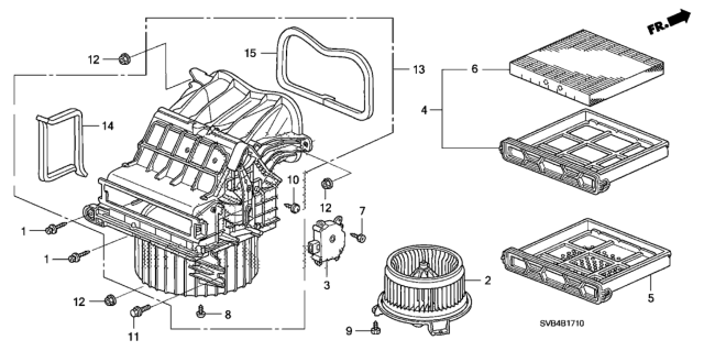 2010 Honda Civic Heater Blower Diagram