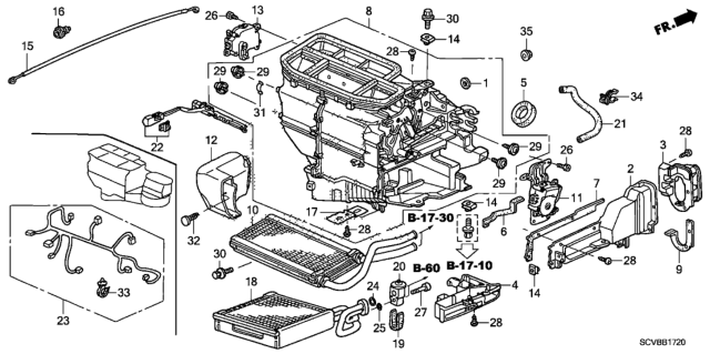 2011 Honda Element Heater Unit Diagram