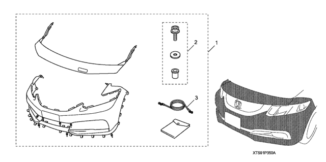 2014 Honda Civic Nose Mask (Full) Diagram