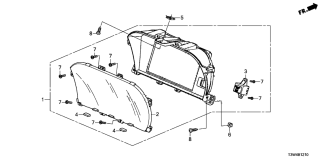 2015 Honda Accord Hybrid Center Display Diagram