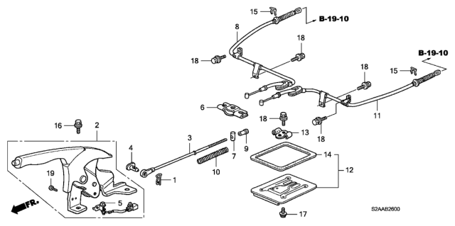 2008 Honda S2000 Parking Brake Diagram