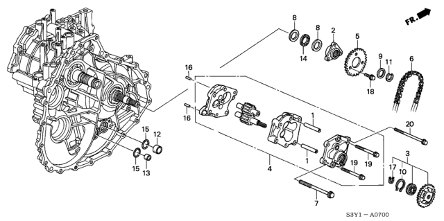 2002 Honda Insight Oil Pump Diagram