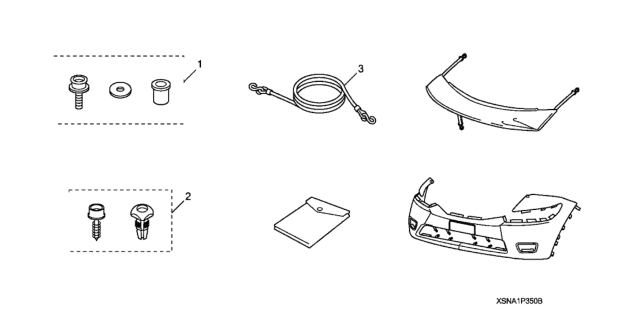 2010 Honda Civic Nose Mask (Full) Diagram