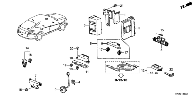 2015 Honda Crosstour Smart Unit Diagram