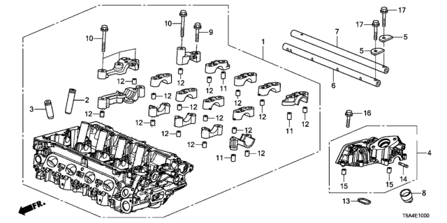 2017 Honda Fit O-Ring,Fuel H/P P Diagram for 91304-5R1-003