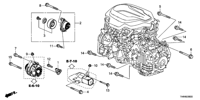 2022 Honda Odyssey Auto Tensioner Diagram