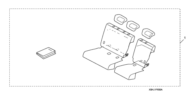 2010 Honda Odyssey Seat Cover Diagram 2