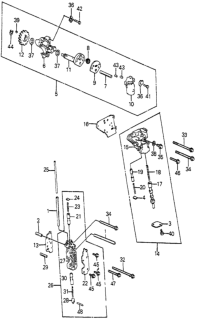 1985 Honda Accord Body Assy., Lock-Up Valve Diagram for 27600-PC9-950