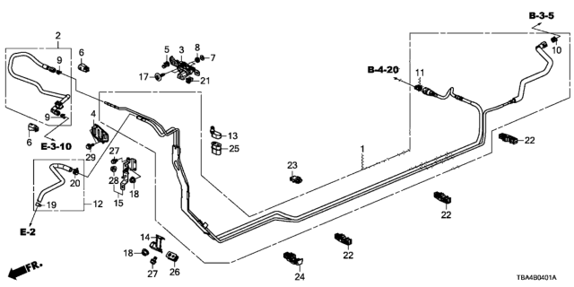 2016 Honda Civic Fuel Pipe Diagram