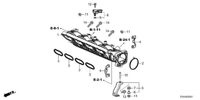 2021 Honda Civic Intake Manifold Diagram