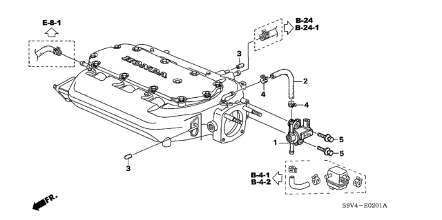 2006 Honda Pilot Tubing Diagram