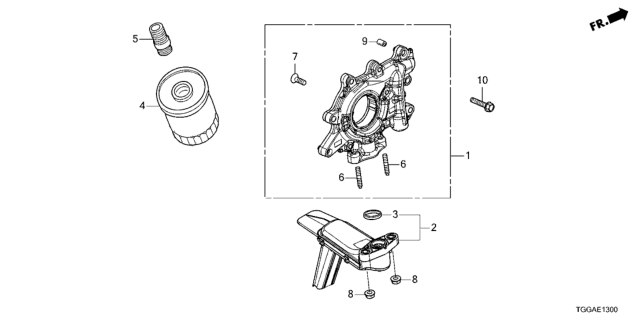 2021 Honda Civic Oil Pump Diagram